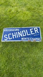 Emaille bord Schindler, Enlèvement, Utilisé, Panneau publicitaire