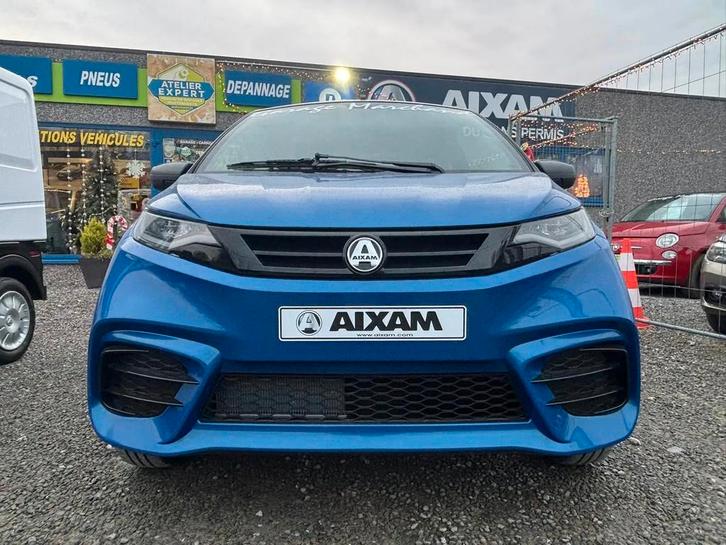 Aixam Coupé SPORT (bj 2025, automaat), Auto's, Aixam, Bedrijf, Te koop, Diesel, Automaat, Blauw, Kunstmatig leder, Nieuw, Onderhoudsboekje