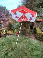 Paraplu  met  verlengstuk  voor in  tafel  coca  cola, Tuin en Terras, Ophalen, Gebruikt, Rond, Kunststof