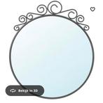 Miroir IKEA ONE pour 5 euros, Enlèvement, Rond, 50 à 100 cm, Moins de 100 cm