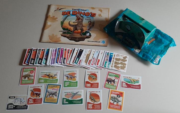 Boek 'Terug naar de dino's met Freek' Albert Heijn + VR Bril, Verzamelen, Supermarktacties, Albert Heijn, Ophalen of Verzenden