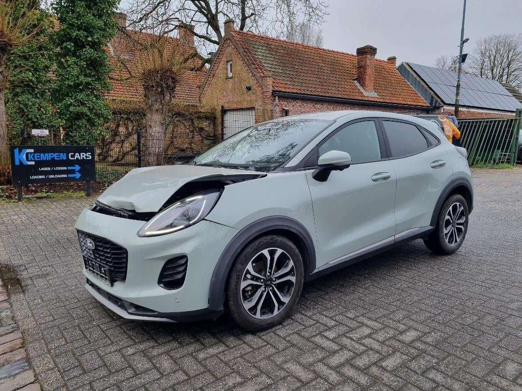 Ford Puma 1.0 Ecob Hybr Aut. Navi Stoelverw., Auto's, Automaat, Stof, Puma, Euro 6