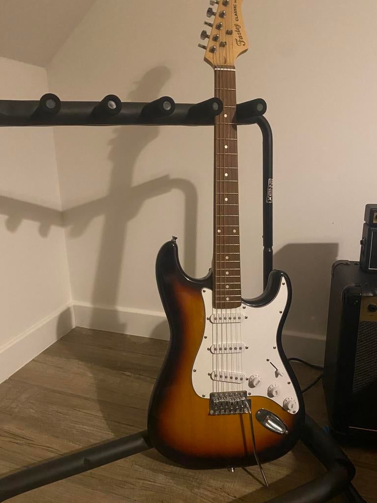 Elektrisch gitaar, Musique & Instruments, Instruments à corde | Guitares | Électriques, Fender, Enlèvement ou Envoi, Solid body