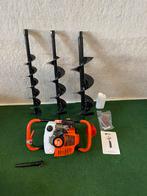 Nieuwe benzine grondboor met 3 boren en verlengstuk, Ophalen, Nieuw, Grondboor