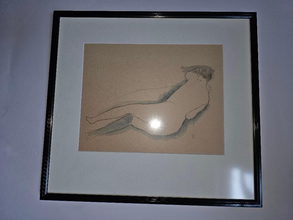 Uniek werk van Jan Sluijters  Potlood tekening, Ophalen