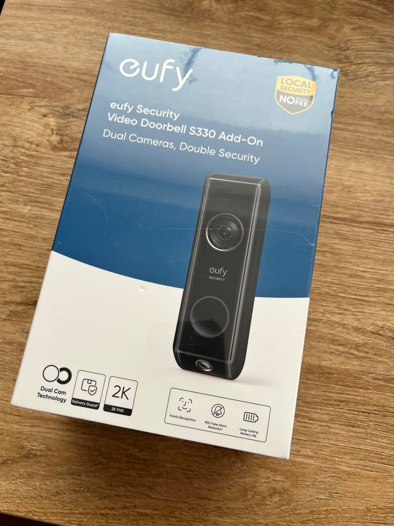 Eufy Security Video Doorbell S330 - NIEUW in verpakking, Huis en Inrichting, Deurbellen, Ophalen of Verzenden, Compatibel met smartphone