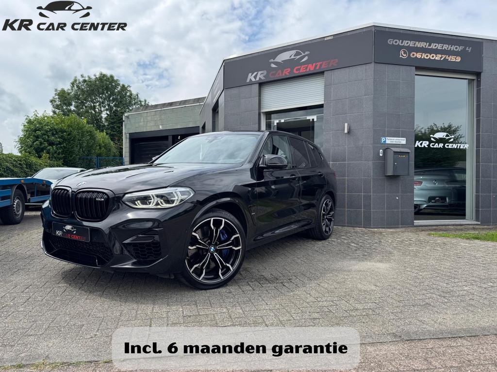 BMW X3 M Competition AKRAPOVIC-CARBON-H&K-HUD-360-DEALER, Auto's, Automaat, Zwart, 2993 cc, Zwart