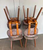 Set van vier vintage Stoelen 1950/’60"s – Mid-Century Modern, Autres couleurs, Enlèvement, Utilisé, Design, Vintage