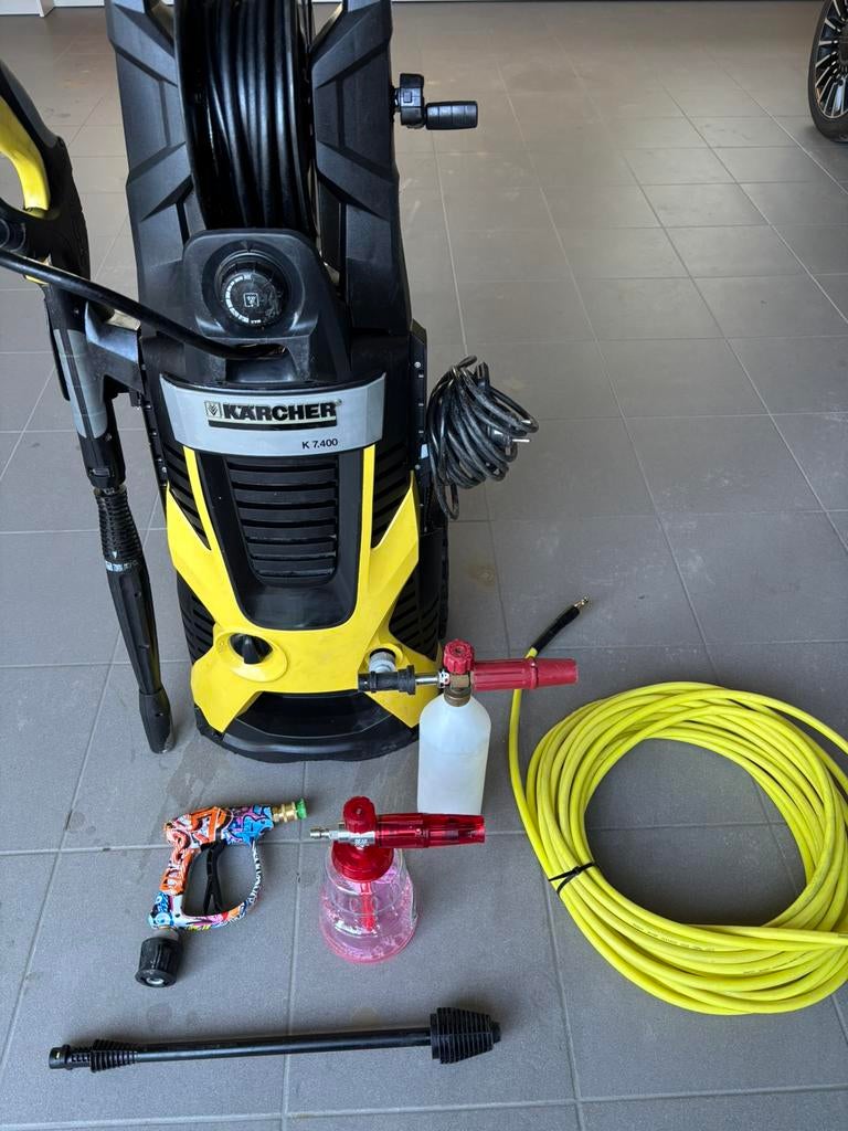 Kärcher K7.4 + toebehoren, Enlèvement, Comme neuf