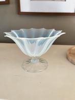 coupe à pied opalin dappelée compotier Prix 18€, Enlèvement, Comme neuf, Verre