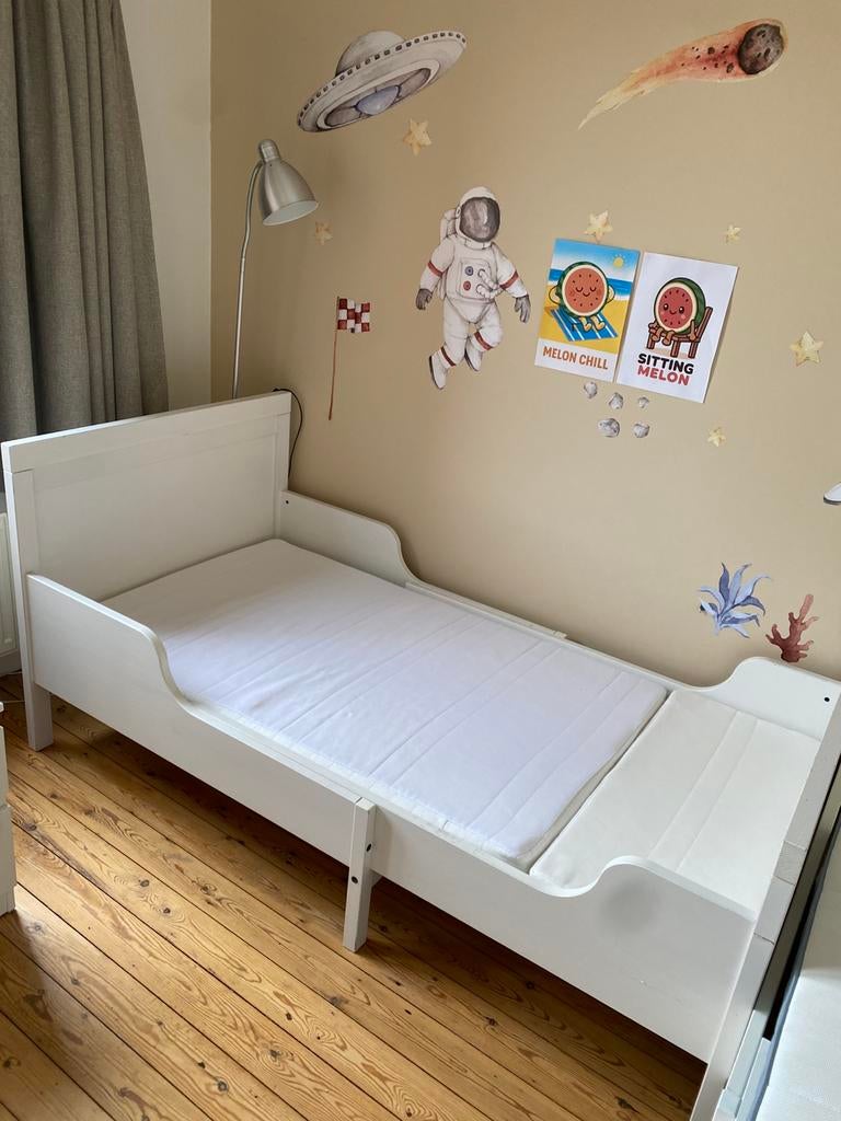 Meegroeibed Ikea (incl. matras), Kinderen en Baby's, Ophalen, Gebruikt, Matras
