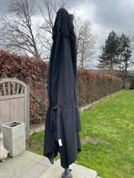 Tuin parasol zwart 3x3 meter, Jardin & Terrasse, 3 à 4 mètres, Enlèvement, Utilisé, Réglable
