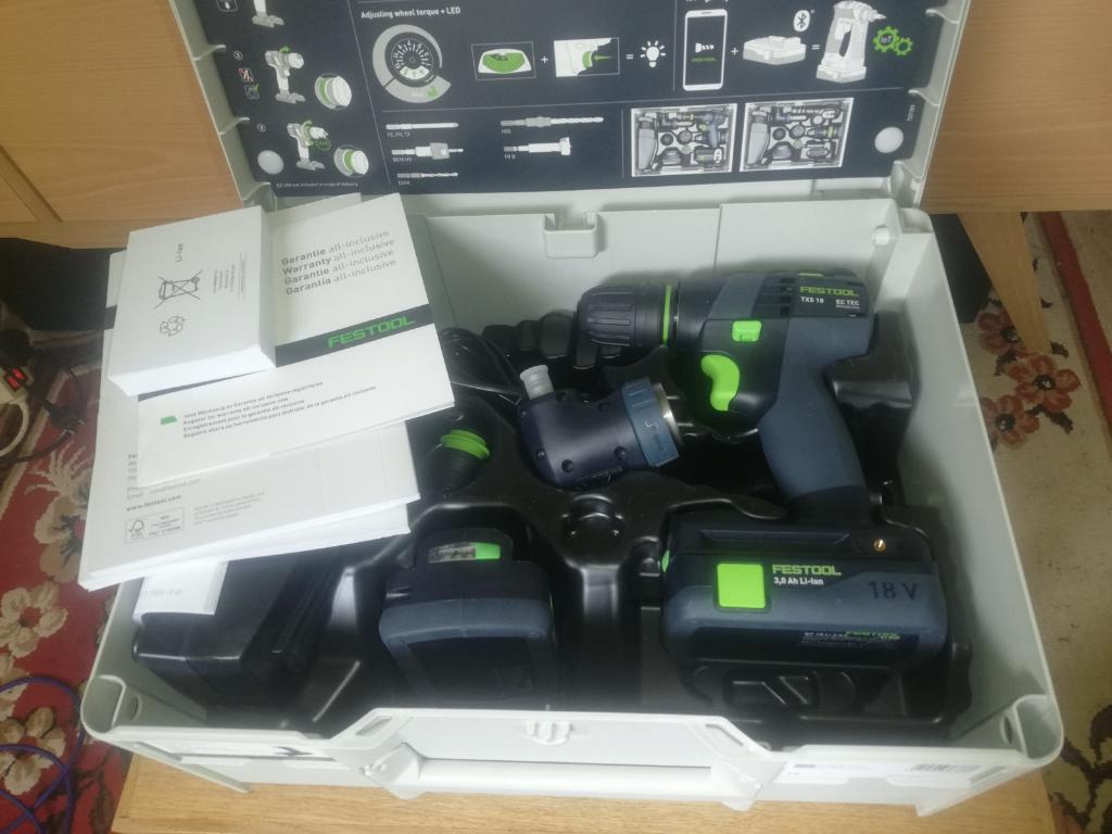 TXS 18 C 3,0-Set Festool schroefboormachine, Bricolage & Construction, Outillage | Foreuses, Neuf, Enlèvement, Foreuse et Perceuse