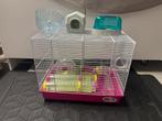 Complete dwerghamsterkooi te koop, Cage, Comme neuf, Enlèvement, Hamster