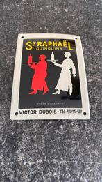 Emaille bordje St Raphael., Ophalen of Verzenden, Zo goed als nieuw, Reclamebord