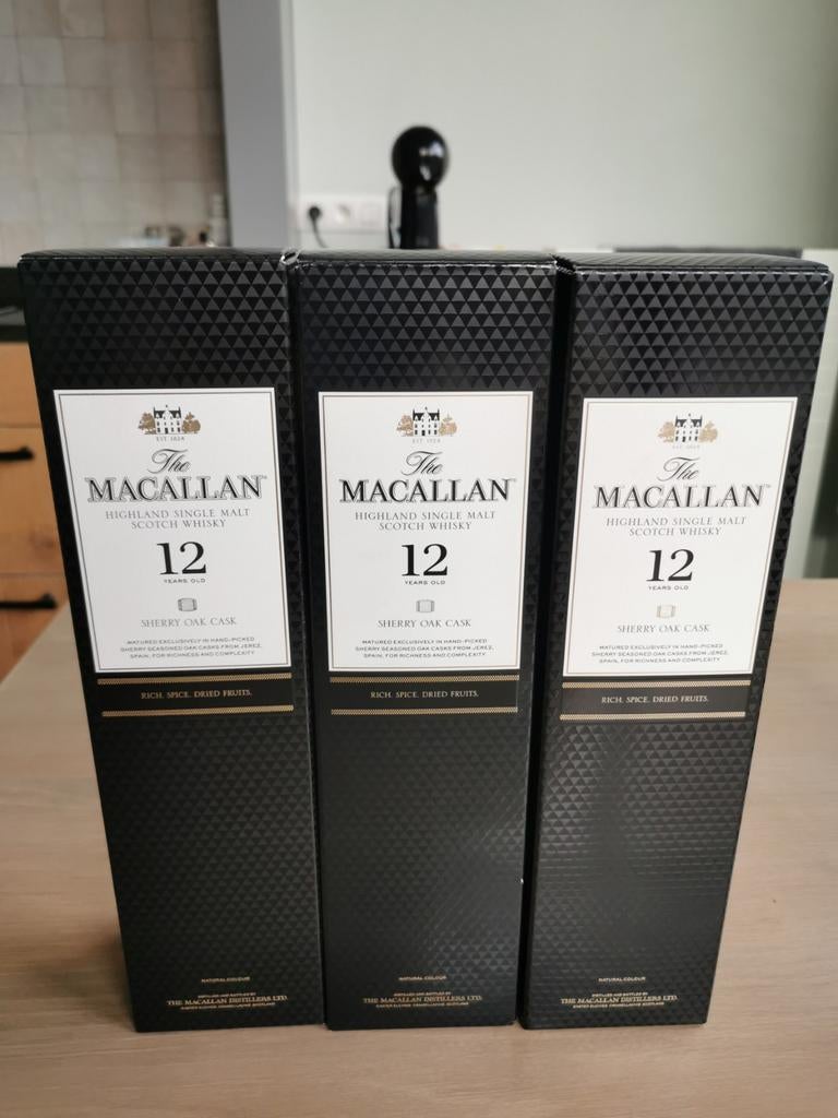 Macallan 12 Years Sherry oak, Ophalen of Verzenden