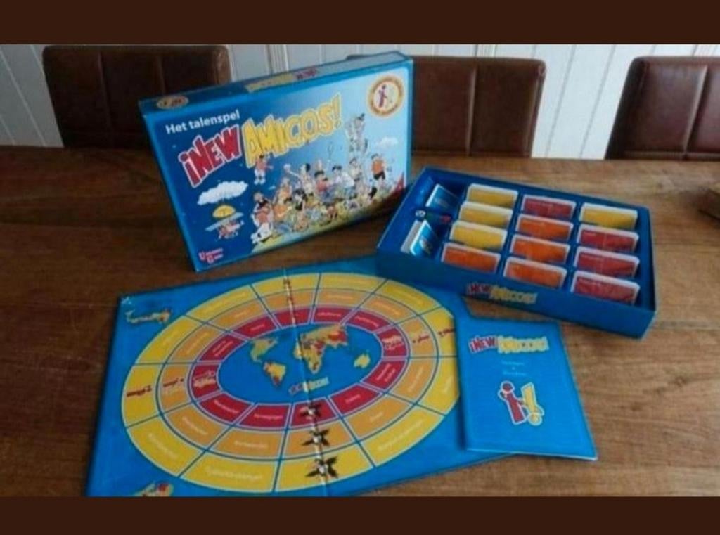 New Amigos NL/ ENG - NL /FR - NL / IT University Talen Games, Ophalen, Gebruikt