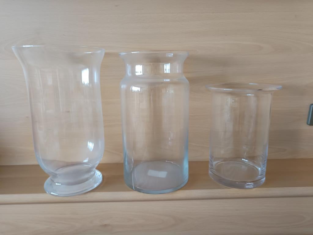 Set van 3 grote vazen, Verzamelen, Ophalen, Zo goed als nieuw
