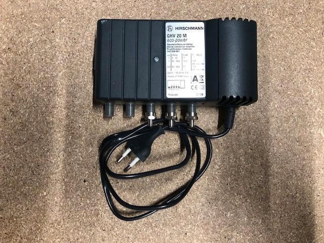 L'amplificateur d'antenne est un Hirschmann ghv 20m, TV, Hi-fi & Vidéo, Enlèvement ou Envoi, Comme neuf