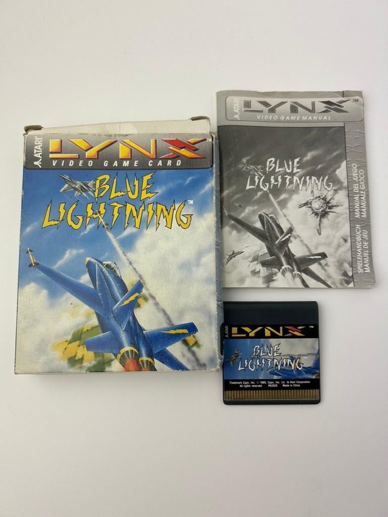 Atari Lynx Blue Lightning CIB, Consoles de jeu & Jeux vidéo, Enlèvement ou Envoi, Utilisé, Atari Lynx