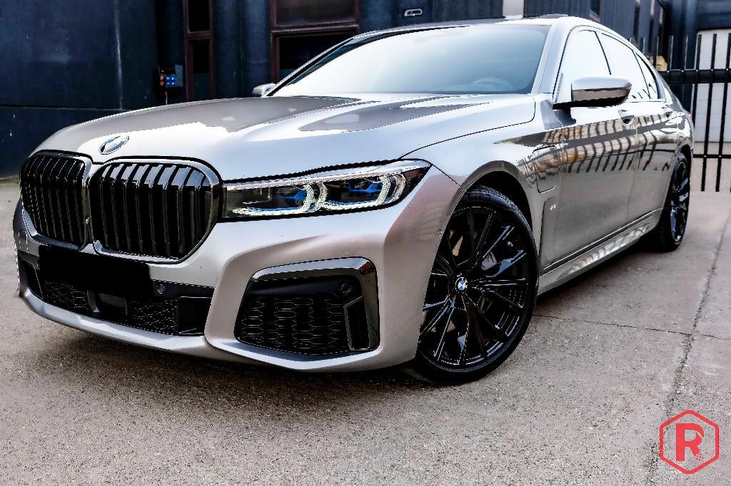 BMW 745e M Sport Laser Massage HarmanKardon, Autos, Cuir, Argent ou Gris, Achat, Entreprise