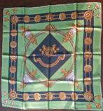 Zijden sjaal George Dick 85x85cm, Kleding | Dames, Mutsen, Sjaals en Handschoenen, Ophalen, Zo goed als nieuw, Sjaal