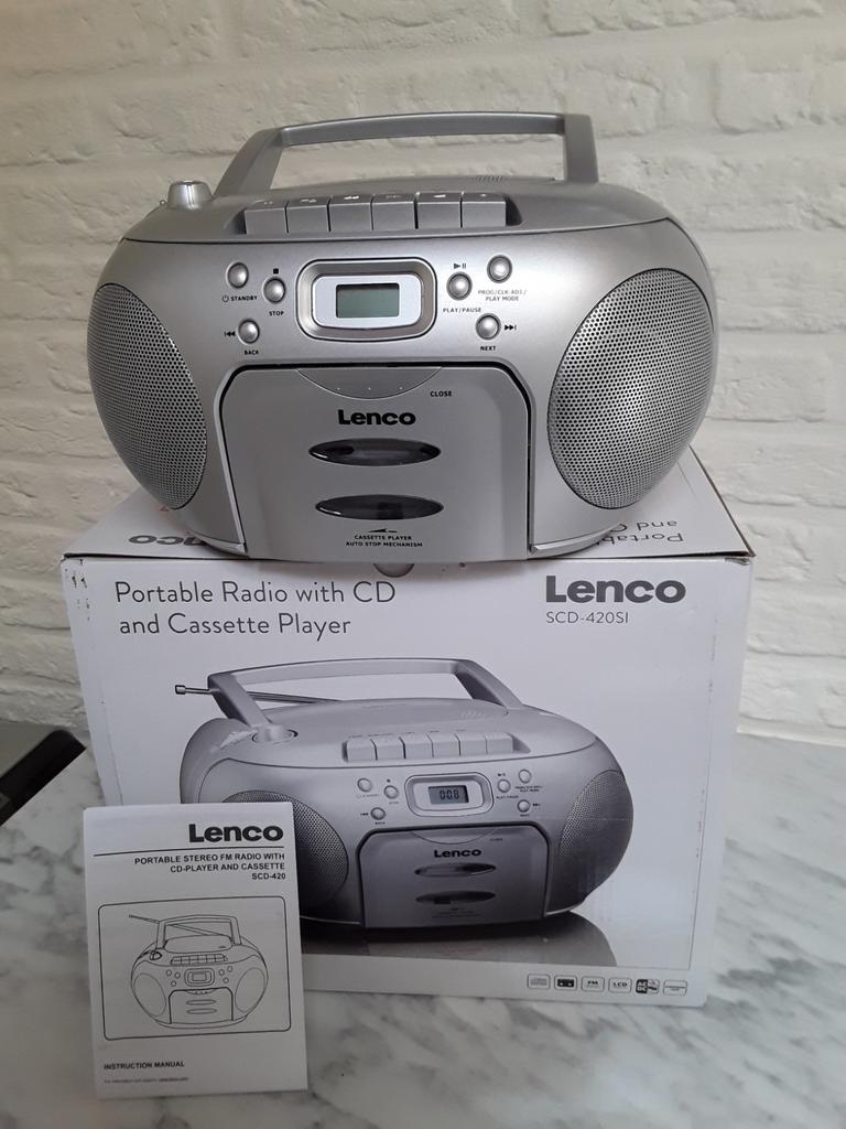 Draagbare ,,LENCO,, boombox., Audio, Tv en Foto, Radio's, Ophalen, Radio