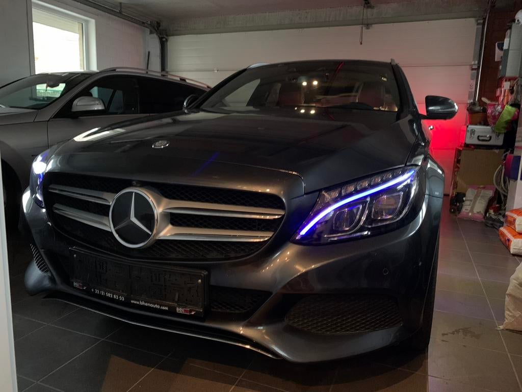 Mercedes C350E plugin hybride, Auto's, Mercedes-Benz, Particulier, C-Klasse, Achteruitrijcamera, Benzine, Break, Automaat, Rood