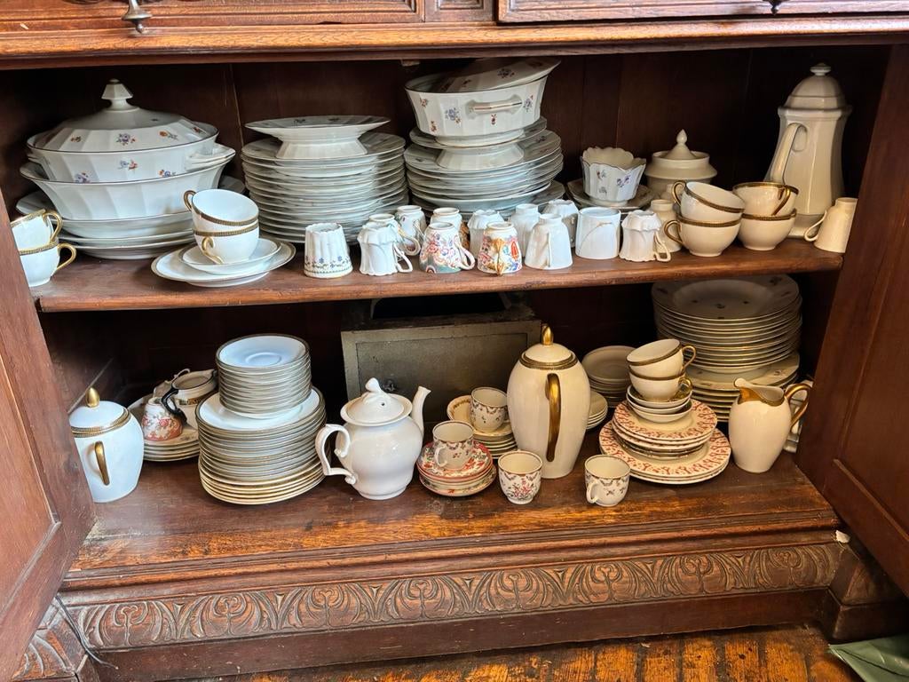 Grand lot des vaisselle porcelaine, Enlèvement