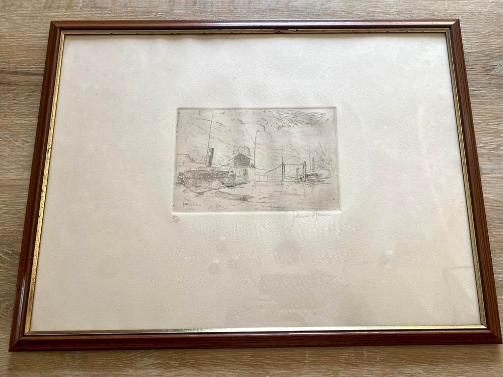 Gravure Frans Hens "Pays de Waes", Enlèvement