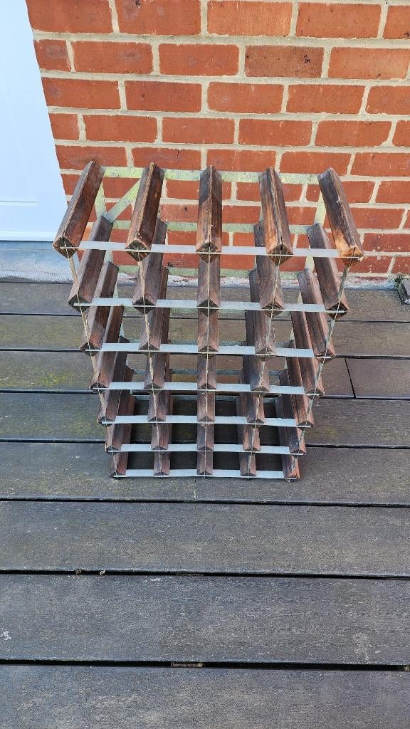 casier à bouteilles en bois. ( Quantité X2), Maison & Meubles, Enlèvement, Utilisé, Bois, 15 à 25 bouteilles