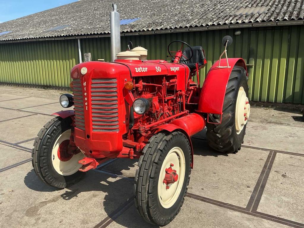 1955 Zetor Super 50 Oldtimer tractor, Zakelijke goederen, Oldtimer, Overige merken