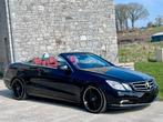 Mercedes E 200 cabriolet 1er propriétaire, Auto's, Cabriolet, Leder, Bedrijf, Rood