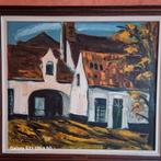 peintre paysagiste de grand style continental, ferme, Antiquités & Art, Art | Peinture | Classique, Enlèvement