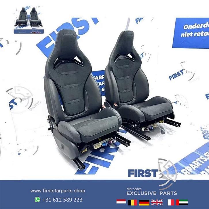 W206 S206 C63 AMG Recaro KUIP STOELEN SET C63s E PERFORMANCE, Auto-onderdelen, Interieur en Bekleding, Mercedes-Benz, Gebruikt