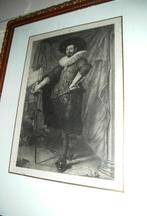 2 Oude litho's in lijst uit 1878, Antiek en Kunst, Kunst | Litho's en Zeefdrukken, Ophalen