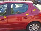 Portière 4portes arrière gauche d'un Peugeot 207 (EKQD), -, 3 mois de garantie, Utilisé, Porte
