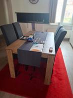 Eettafel en stoelen, Ophalen