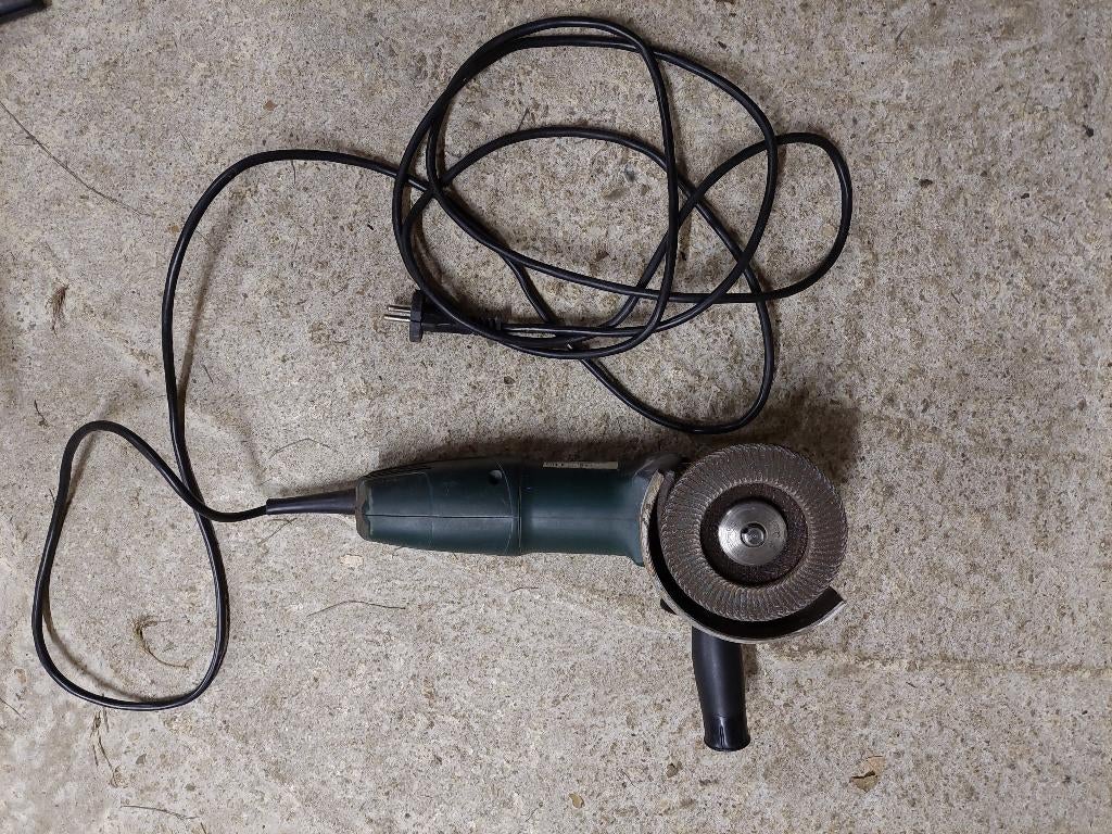 Metabo haakse slijper WQ Euro met allerlei schijven, Ophalen