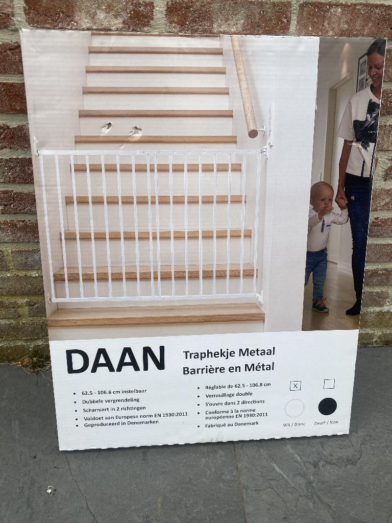 Traphekje verstelbaar, Kinderen en Baby's, Traphekjes, Ophalen, Nieuw, 100 tot 115 cm, Metaal of IJzer