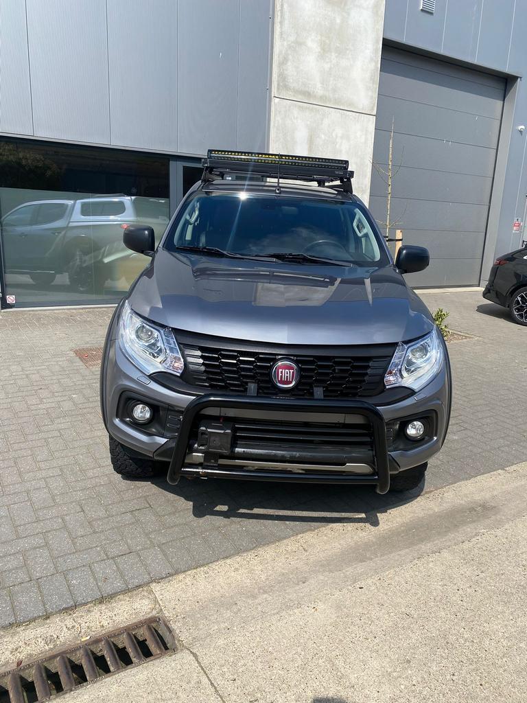 Fiat FullBack 4x4 2.4d 83.952km - FULL - Lichte vracht | BTW, Auto's, Automaat, 4 cilinders, Parkeersensor, Leder
