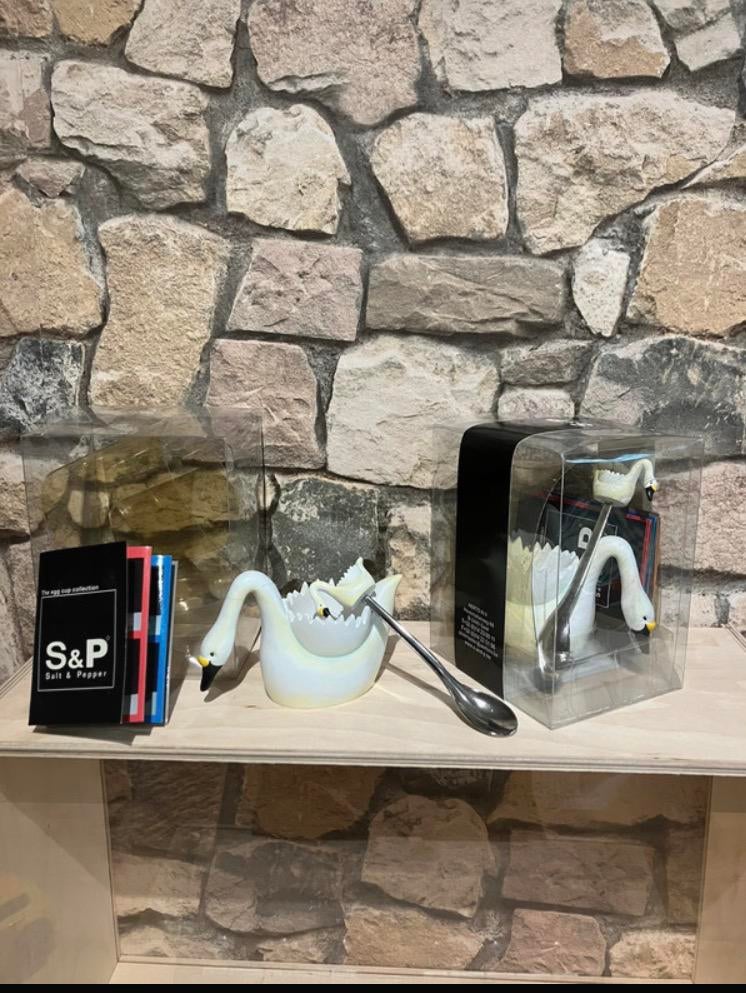 Eierdop zwaan collector Salt&Pepper, Verzamelen, Overige Verzamelen, Zo goed als nieuw, Ophalen
