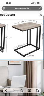 Table d'appoint sur roulettes, Maison & Meubles, Enlèvement, Neuf, Rectangulaire, Métal