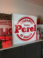 Perel gereedschap reclame lichtbak, Ophalen, Gebruikt, Lichtbak of (neon) lamp