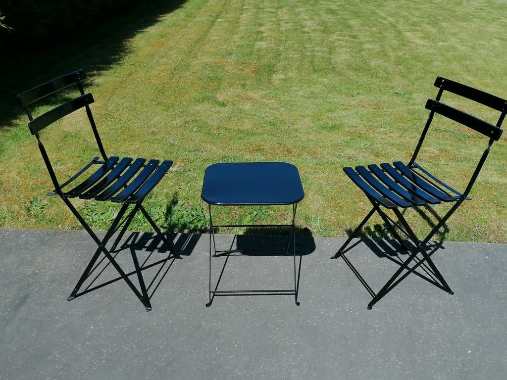 Retro bistro- terras- of balkonstoelen van Blot Galland (FR), Tuin en Terras, Ophalen