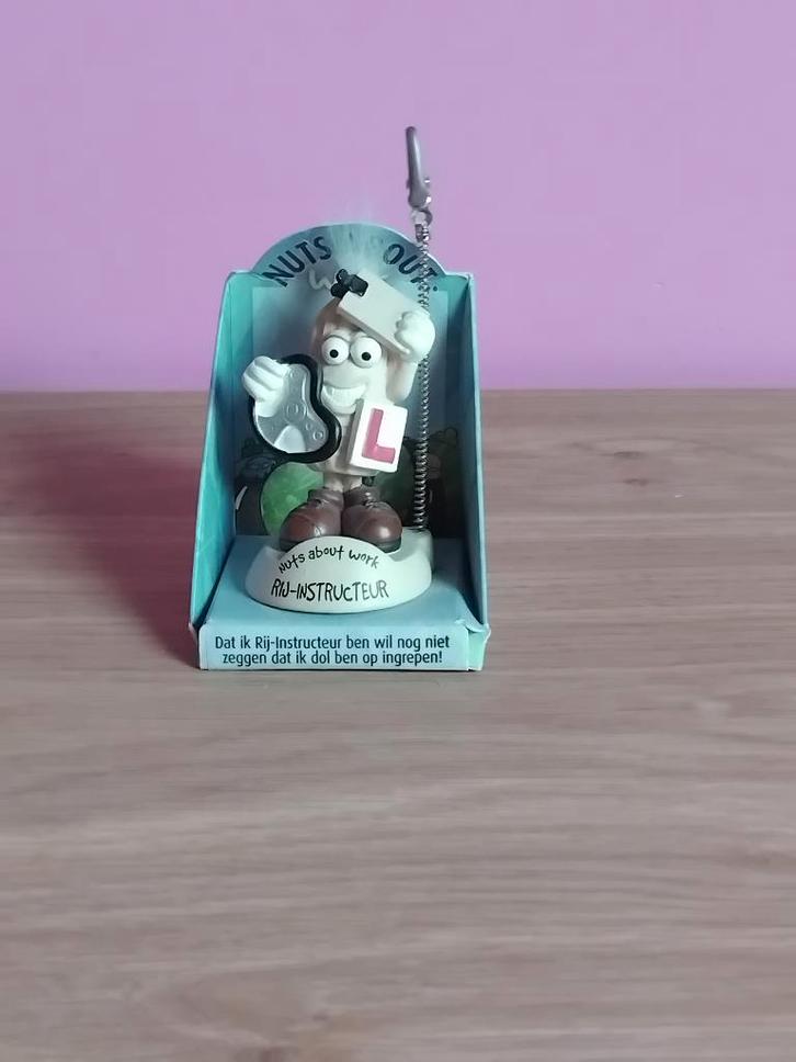 nuts about work rijinstructuur -cadeaubeeldje met fotohouder, Audio, Tv en Foto, Fotografie | Fotolijsten, Nieuw, Ophalen