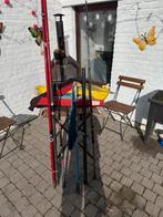 cannes à pêche et moulinets, Enlèvement, Utilisé, Ensemble complet