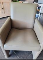 6 stoelen met wieltjes, Maison & Meubles, Chaises, Gris, Enlèvement, Cuir, Cinq, Six Chaises ou plus