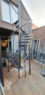 Escalier Colimaçon, Porte Vitrée Steel Look & Garde-corps, Enlèvement ou Envoi