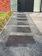 6 STUKS DUURZAME ZWARTE GRANIETEN OPRITTEGELS VAN 1m/1M, Ophalen